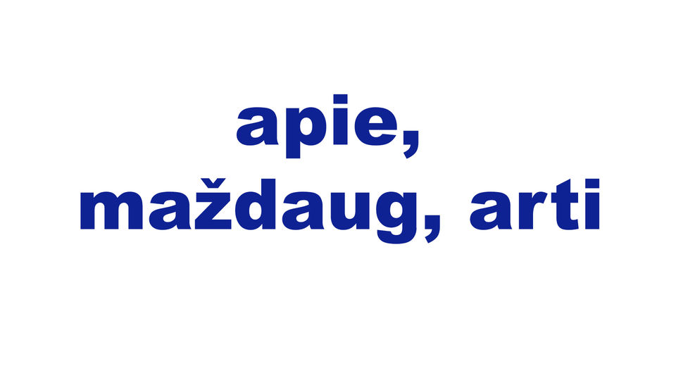 apie, maždaug, arti