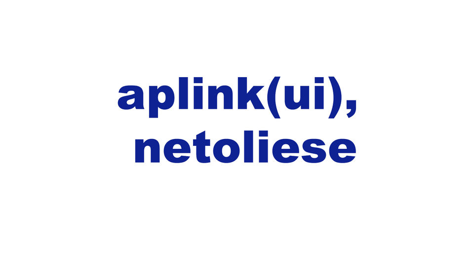 aplink(ui), netoliese