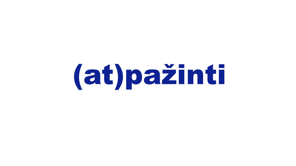 (at)pažinti