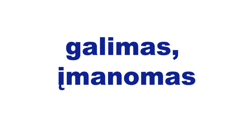 galimas, įmanomas