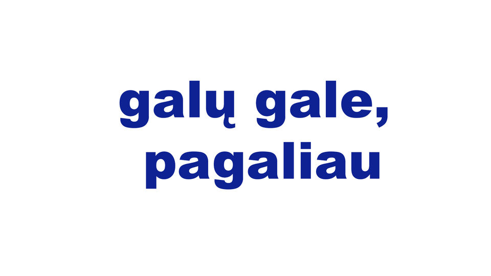 galų gale, pagaliau