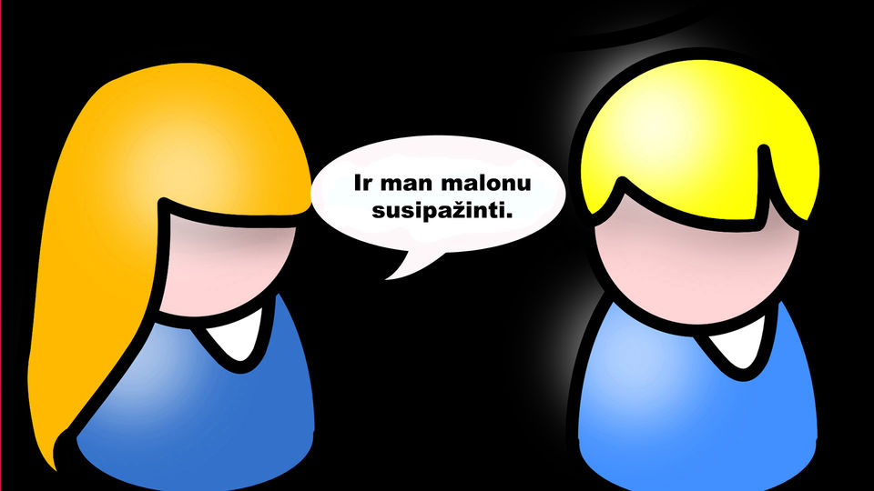 Ir man malonu susipažinti.