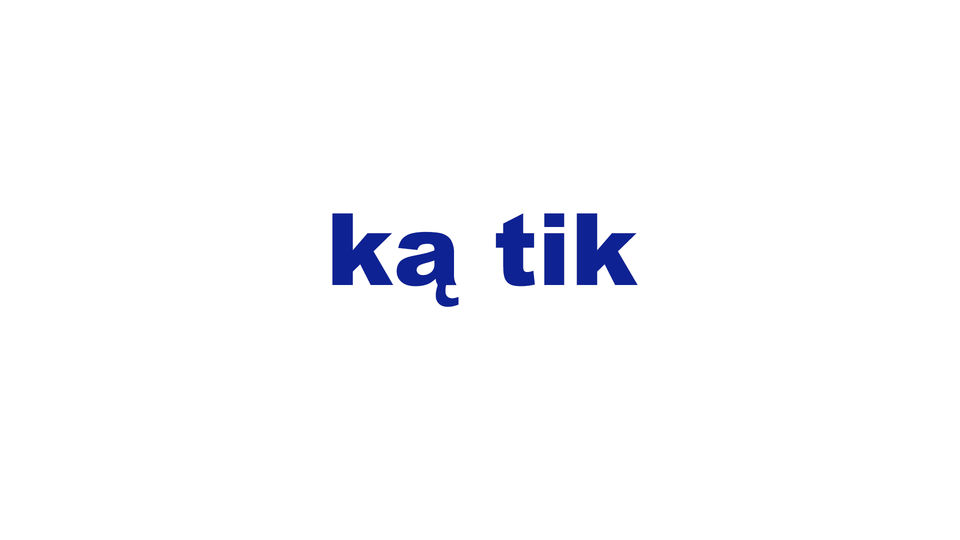 ką tik