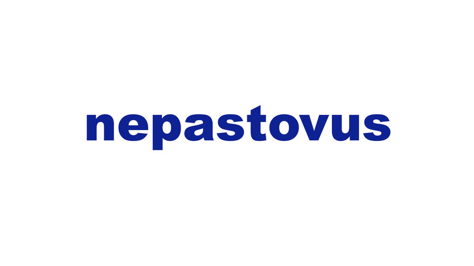 nepastovus