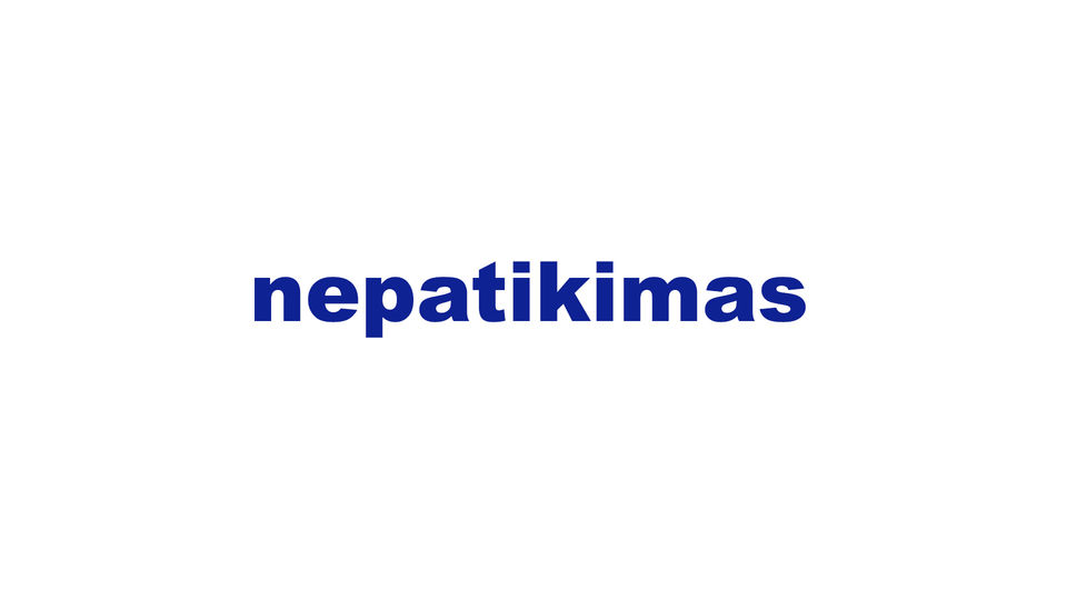 nepatikimas