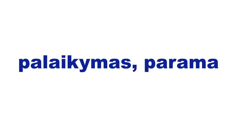 palaikymas, parama