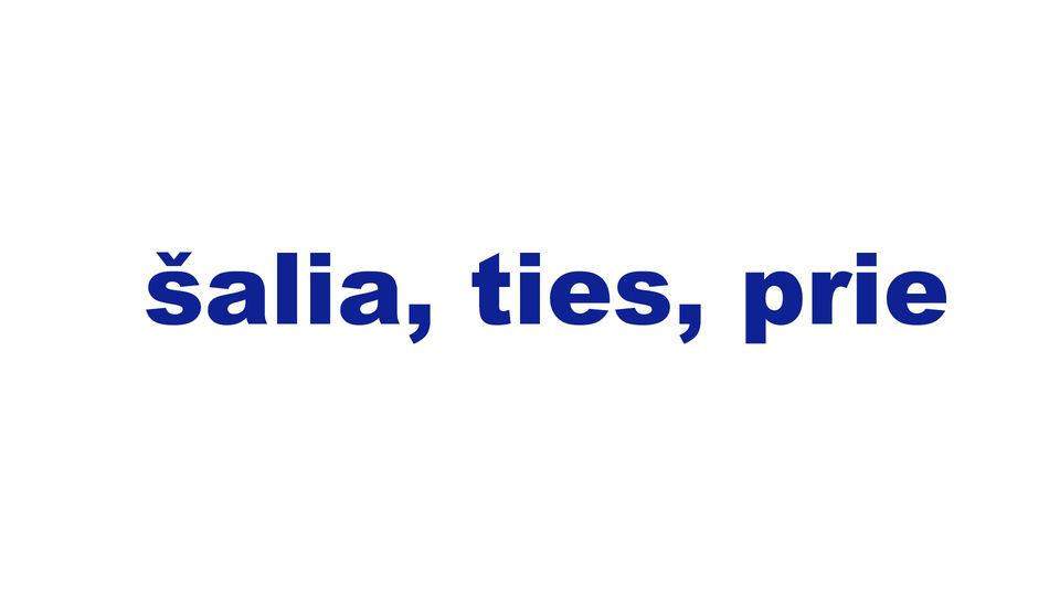šalia, ties, prie