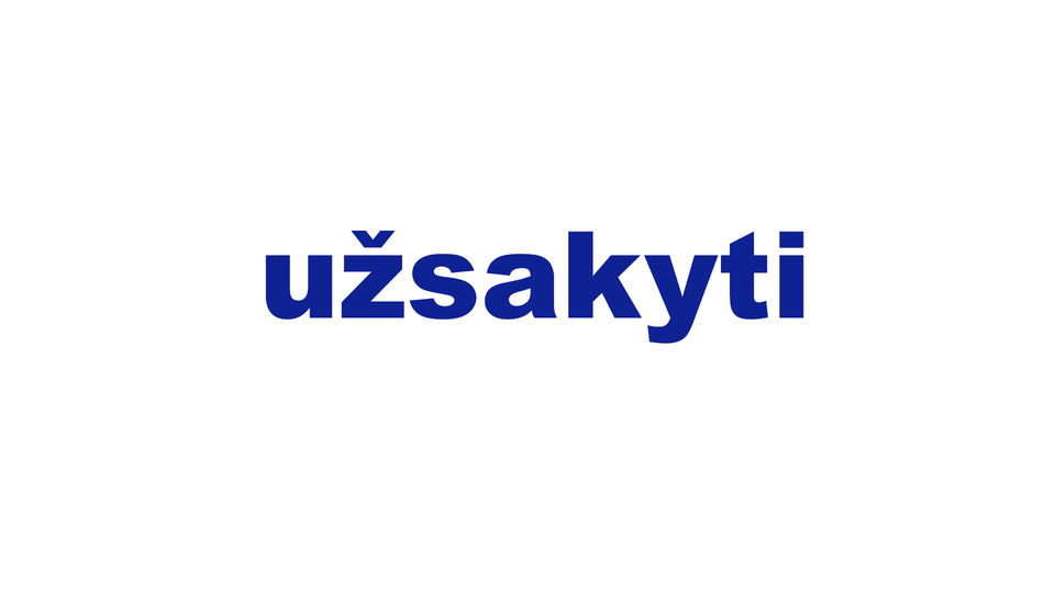 užsakyti