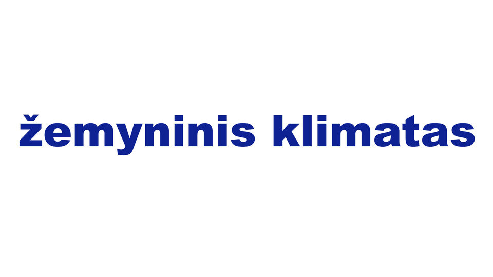 žemyninis klimatas