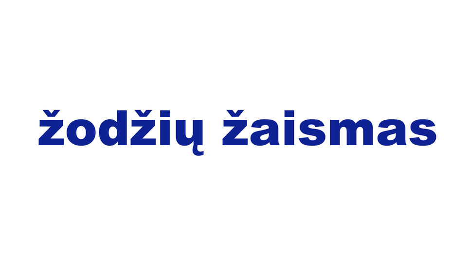žodžių žaismas, kalambūras